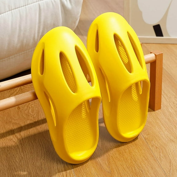 Jsaierl Funny Slippers for Women, Flat Shoes Ladies Beach Sandals Summer Non-Slip Causal Slippers Size 10.5