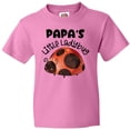 thumbnail image 3 of Inktastic Papa's Little Ladybug Youth T-Shirt, 3 of 5