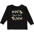 thumbnail image 3 of Inktastic Omas Girl- Bright Flowers Girls Long Sleeve Toddler T-Shirt, 3 of 5