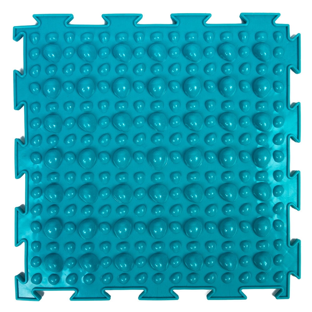 Ortodon Iceberg Module Sensory Mat 6 Pieces Orthopedic Puzzle Mats for Foot Massage Game Mat Massage Sensory Mat Puzzle Floor Mat, Blue and White