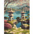 thumbnail image 1 of Qisvanset 12x16 Inch Vibrant Field Landscape Oil Painting Canvas Print Wall Art, 1 of 5