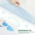 thumbnail image 2 of 100% Waterproof Knit Mattress Protector Stretch up to 21", Deep Pocket Design, 2 of 7