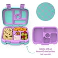 thumbnail image 3 of Bentgo Prints Mermaid Scales Meal Prep Tray with Transparent Cover Reusable Lunch Box, 3 of 8
