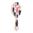 thumbnail image 3 of DIXRUYE Soft Hair Brush Hair Smoothing Hair Care Floral Ladybug Heart Pattern, 3 of 7