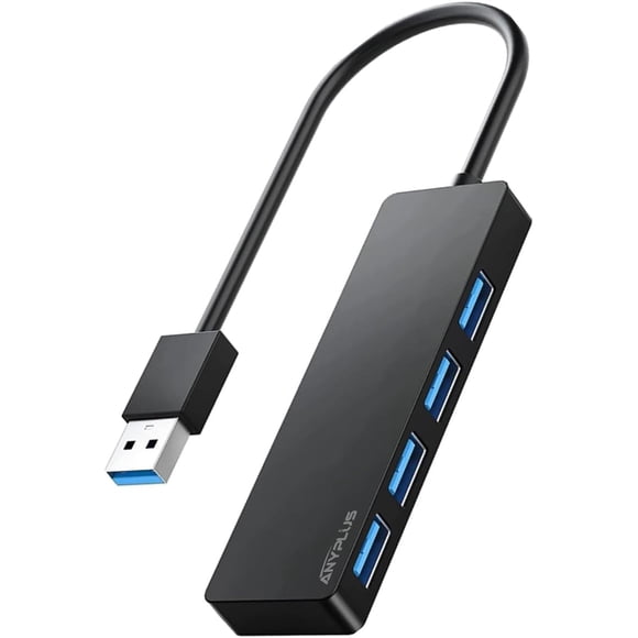 Divisor USB Hub ANYPLUS de 4 puertos USB 3.0 para computadora portátil de escritorio