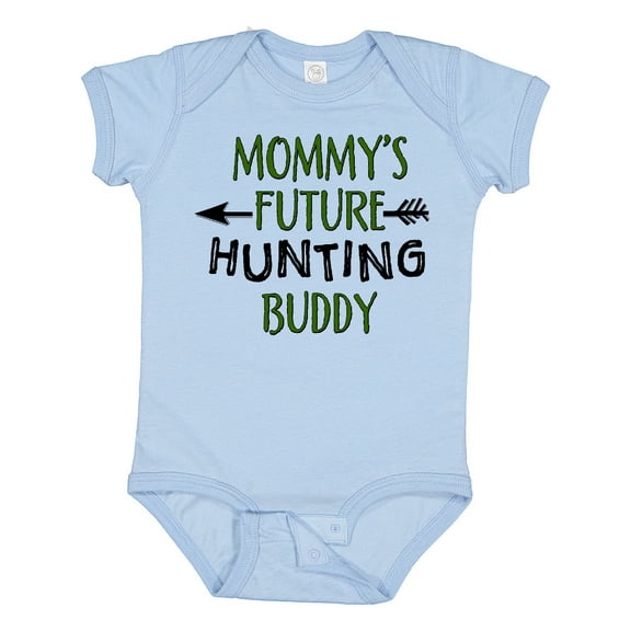 Inktastic Mommys Future Hunting Buddy Boys or Girls Baby Bodysuit