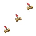 thumbnail image 2 of Advancent Válvula de bola de latón, interruptor de conector de manguera, flujo de agua hermético a prueba de fugas Type7 NO7, 2 of 6