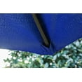 thumbnail image 4 of Twin 9' x 15' ft. feet Outdoor Patio Rectangular Market Umbrella - Blue, 4 of 7