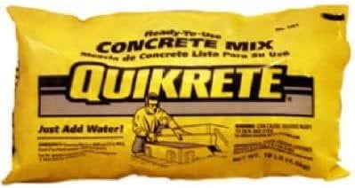 Quikrete concrete mix 10 lb 6 bags  Residential Use, Standard Application