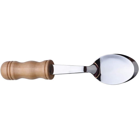 Musical Spoons Percussion Instrument with Wooden Handle, 8 Inch