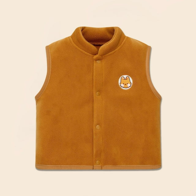 Cowsor Gilet Matelassé à Fermeture Éclair pour Garçons, Sans Manches, Léger, pour Enfants, Vestes d'Extérieur avec Poches