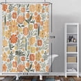 thumbnail image 3 of Tchckioa Boho Floral Shower Curtain,72x78 Inch Waterproof Hooks Bath Curtain Decor for Bathroom, 3 of 5