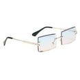 thumbnail image 4 of gafas de sol cuadradas sin montura,gafas de sol cuadradas sin montura mujer hombre gafas,gafas de sol rectangulares vintage gafas de color caramelo,Gafas sin montura Gafas de sol Tonos de, 4 of 9