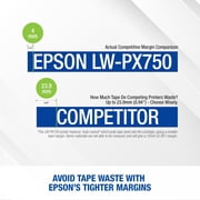 Epson LABELWORKS LW-PX750PCD Industrial Label Maker Kit - Portable Printer with Accessories, Multiple Tape Types