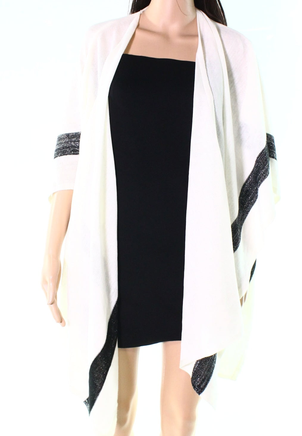 sleeveless wrap sweater