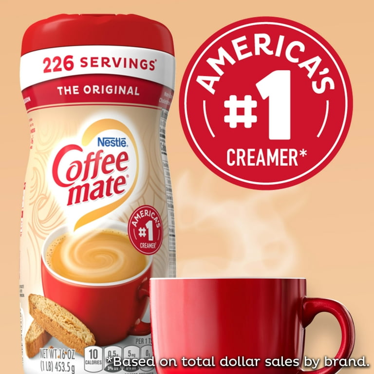 Powder Coffee Creamer, Fat Free, Original, 16 oz (453.5 g)