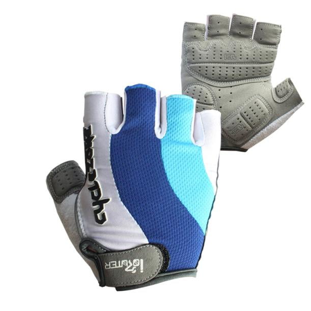 XXL Z Cycling Bike Bicycle Gloves Gel Half Finger Shockproof Sport Gym Gloves M 