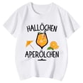 thumbnail image 4 of XDZJLR Hauts Filles Décontractés Imprimés Col Rond Manches Courtes Mode Loisirs Été T-Shirts Doux 10-11 Ans, 4 of 4