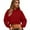 Wine, variant on BLVB Womens Cute Cropped Hoodies Long Sleeve Sweatshirts Fall Fashion Outfits Winter Pullover Clothes