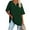 Green, variant on Women's Oversized T Shirts Half Sleeve V Neck Loose Tops Tee