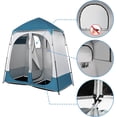 thumbnail image 4 of Portable Pop Up Privacy Shower Tent, Privacy Changing Room Tent, Outdoor Camping Bathroom Toilet Tent, Collapsible Shelter for Emergency – Lightweight & Sturdy, Easy Set Up, Foldable - with Carry Bag, 4 of 8