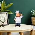 thumbnail image 4 of Moluckfu Adorno De Chef Europeo En Resina Multicolor Para De Hogar Y Café, 4 of 7