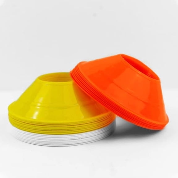 Multi use Mini Soccer Cone Set of 6 for Football, Mini Soccer Cone Marker for Sports & Training