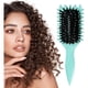 thumbnail image 1 of wonima11 Curl Define Styling Brush for Curly Hair, Reduce Pulling, Shape and Define Curls with Prongs, Professional Brush for Women and Men(Green), 1 of 1
