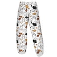 thumbnail image 5 of CLOOCL Women Plus Size Pants Animal Fat Cat Pattern 3D Printed Ankle Slit Pant Loose Oversize Female Trousers, 5 of 6