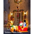 thumbnail image 2 of Luces navideñas Toodour de 10 pies con Santa Claus multicolor, 2 of 8
