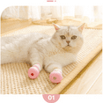 thumbnail image 3 of TELOLY 4 Pcs Cat Shoes Cat Claw  Protection Covers Anti-Scratch Adjustable Silicone Cat Shoes Pink, 3 of 5