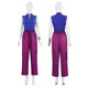thumbnail image 4 of Nvse*3PC Adult Women Blue Vest& Purple Drawstring Waist Pants Women Men HalloweenVampires Movies Horror Fans(Blue )2XL, 4 of 5