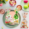 thumbnail image 6 of Naler 100 Count Easter Cellophane Treat Bags with Twist Ties Plastic Goody Bags for Kids Party Favor, 6 of 7