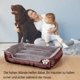 thumbnail image 3 of Cama para mascotas para perros pequeños/medianos/grandes/extra grandes, sofá para mascotas súper suave, cama para gatos, cama para mascotas autocalentable y transpirable, ropa de cama premium, 3 of 5