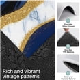 thumbnail image 3 of Blue and Gold Marble Glitter Waves Pattern Kitchen Rugs Sets Of 3,Kitchen Runner Rugs Non Skid Washable,Decorative Kitchen Floor Mats for Kitchen,Sink,Laundry,17"x30"+ 17"x47" + 17"x59", 3 of 6