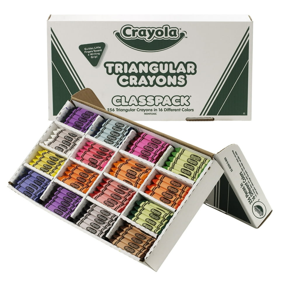 Crayola Triangular Crayon Classpack, Pack Of 265