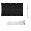 thumbnail image 4 of Langgg Balcony Shade Net Balcony Privacy Screen Cover Weather-Resistant Fence Windscreen for Outdoor Backyard Patio Black, 4 of 9