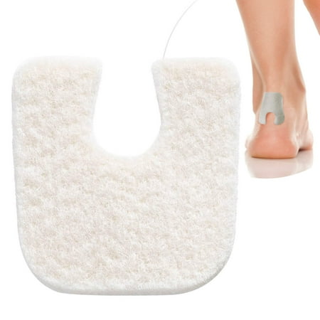 Wide U Shaped Felt Callus Horseshoe Pads - Adhesive Foot Pads That Protect Calluses from Rubbing On Shoes - 1/8" - 100 Pack
