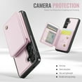 thumbnail image 3 of Compatible with MagSafe for Samsung Galaxy A36 5G Wallet Case, PU Leather RFID Blocking 2 in 1 Detachable Magnetic Card Holder Back Flip Kickstand Shockproof Phone Case for Women Men,Pink, 3 of 11