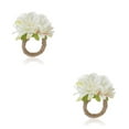 thumbnail image 3 of Servilletero de flores artificial Advancent 6 piezas Hecho a mano Colorido Interior Hogar Hotel, 3 of 6