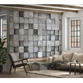thumbnail image 6 of Tiptophomedecor Background & Patterns Wallpaper Wall Mural - Concrete Cubes, 6 of 8