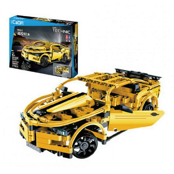 421pcs DIY Remote Control Building Block Puzzle Assembling Electric Sports Car Puzzle Toy C51008 Hornet 419pcs