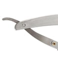 thumbnail image 3 of LLC Metal Handle Straight Edge Barber Hair Cut Razor - Professional Shaver for Men's Shaving, 3 of 4
