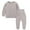 Grey, variant on Coerni Kids Thermal Underwear Set Toddler Baby Winter Base Layer Ultra Soft Long Sleeve for Boys Girls Cotton Pajamas Pjs Kids Clothes Set