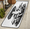 Multicolour 2, variant on ADECORIVY Black White Leopard Washable Runner Rug for Hallway 2x6 Kitchen Runner with Non Slip Backing Soft Low-Pile Floor Carpet for Entrance Living Room Bedroom