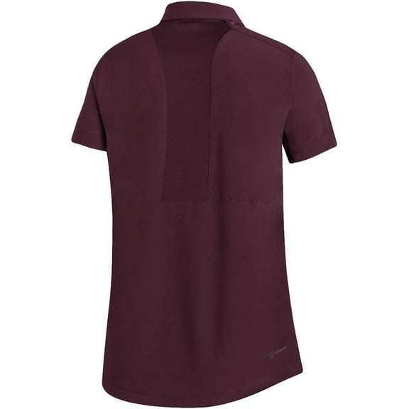 adidas Womens Stadium Polo Size Large Color Team Maroon/White