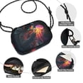 thumbnail image 3 of FORMRS Mini Crossbody Bag for Women Adjustable Shoulder Rope Travel Casual Phone Purse, Black Astronaut, 3 of 7