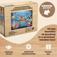 thumbnail image 4 of Puzzle Buffalo Games Tiny Bubbles Wood, 250 piezas, 4 of 6