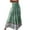 Green, variant on Summer Skirts for Women Elasticated Waist Floral Printed Maxi Skirt Elegant A Line Boho Skirt Flowy Swing Beach Dress Stretchy Jersey Womens Plain Dress Purple M
