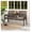 Gray, variant on Outdoor Fir Wood Bench with Foldable Table - Patio Garden Bench for 2-3 People - 710lbs Capacity - Gray/Natural Finish